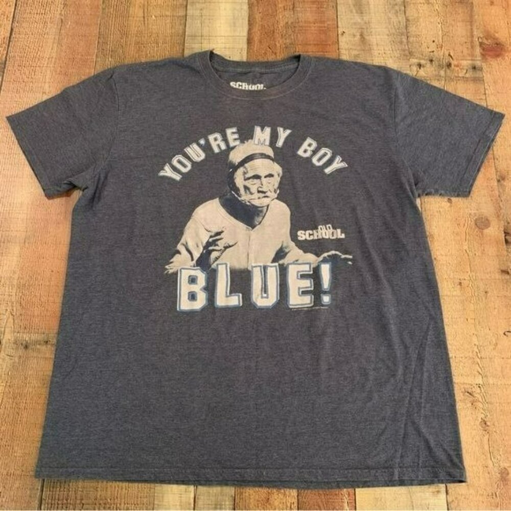 Old School You’re My Boy Blue heather blue tshirt men’s xl